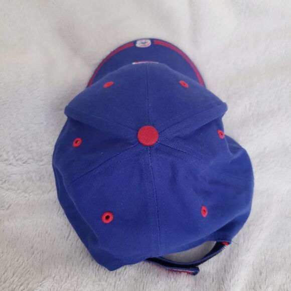 Chicago Cubs MLB Embroidered Blue Red Trucker Hat - Picture 3 of 9